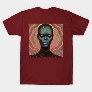 Psychedelic Portrait Illustration T-Shirt